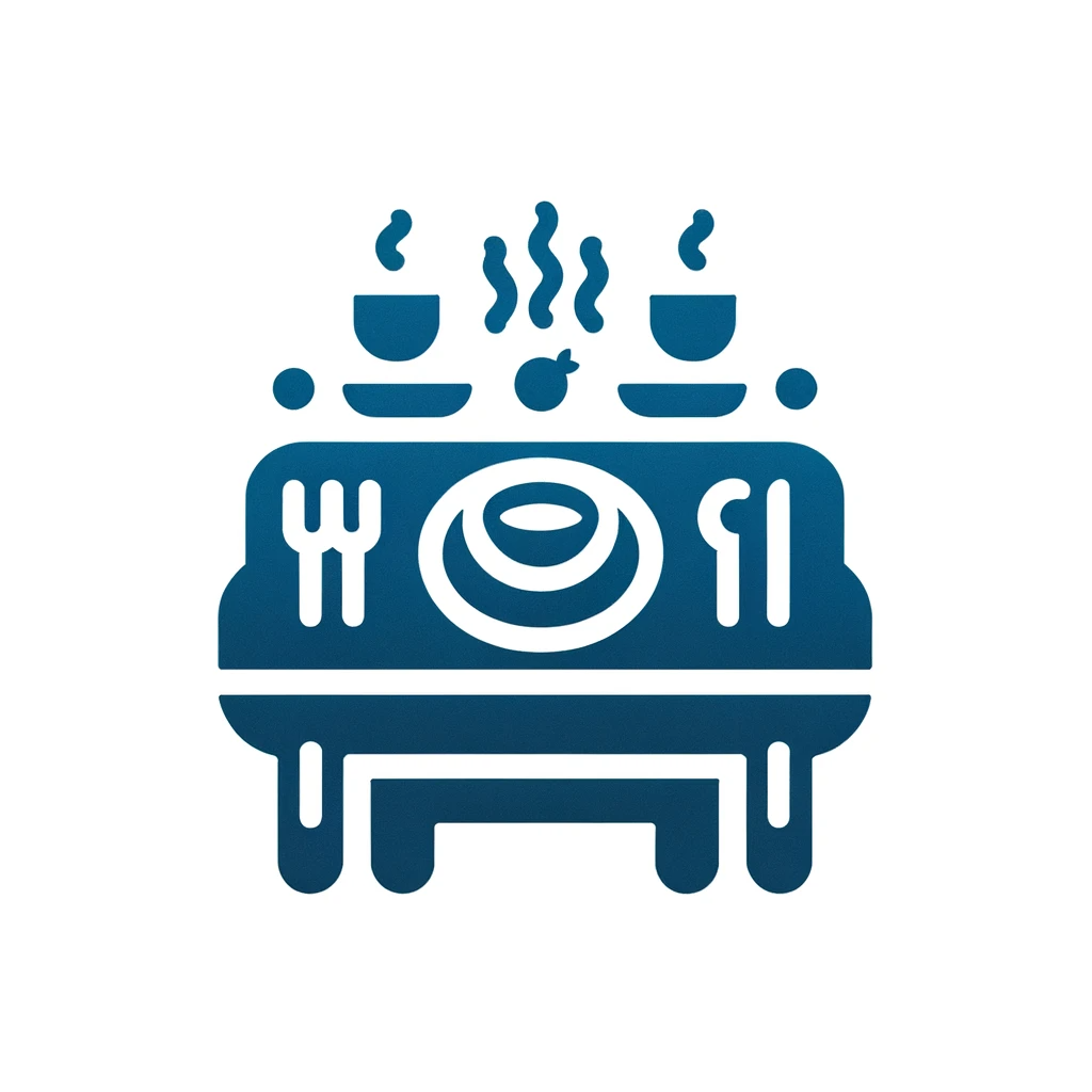 DALL·E 2024-01-19 18.21.55 - Create an icon with a blue color base, depicting a meal or dining scenario. The icon should show a simple and clear image of a dining table with plate.png
