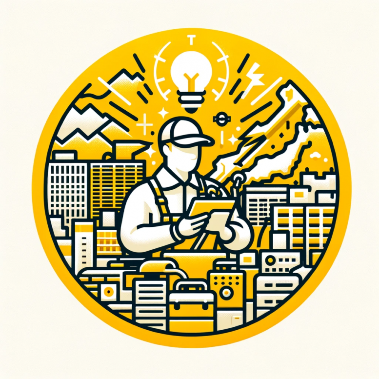 DALL·E 2023-11-21 23.30.25 - Create a photo-realistic icon for 'Community-Focused, Kanto Region Specialization', using the same style and yellow and white color scheme as the prev.png