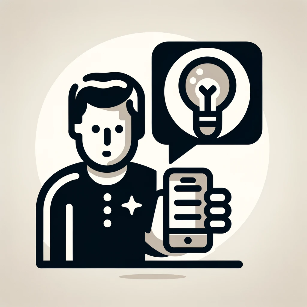 DALL·E 2023-11-21 12.11.39 - An icon representing the 'Consultation' step in the process of residential lighting repair, adapted for mobile phone inquiries. The icon shows a Cauca.png