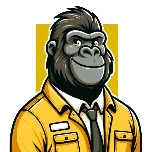 DALL_E_2024-01-17_17.17.05_-_A_character_design_of_a_stylish_gorilla__smiling_and_dressed_in_yellow_work_clothes._The_gorilla_should_look_cool_and_friendly__with_an_air_of_confide_1-removebg-preview.png