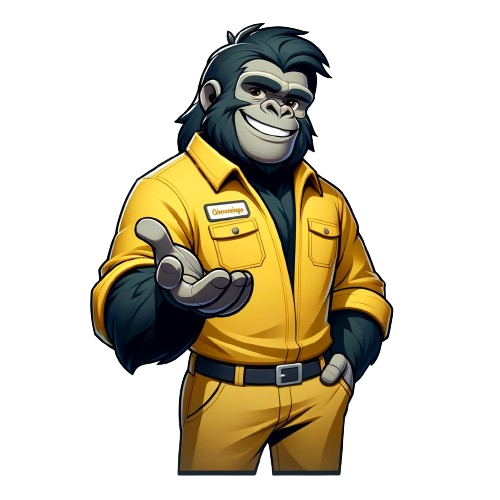 DALL_E_2024-01-17_17.22.51_-_A_character_design_of_a_stylish_gorilla_in_an__Invitation_pose___smiling_and_dressed_in_yellow_work_clothes._The_gorilla_should_look_cool_and_friendly-removebg-preview.png