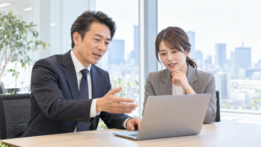 商談の様子